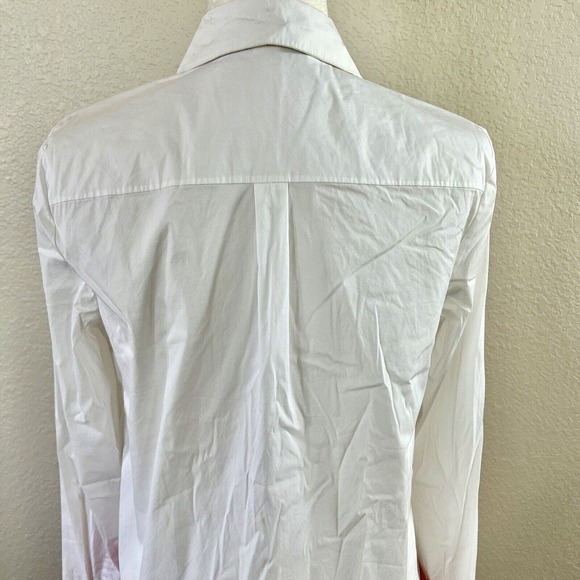 Diane Von Furstenberg DVF Sz Large Alison Drop Waist White & Red Pleated Dress - Picture 8 of 16